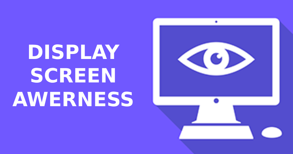 E-LEARNING DISPLAY SCREEN AWERNESS