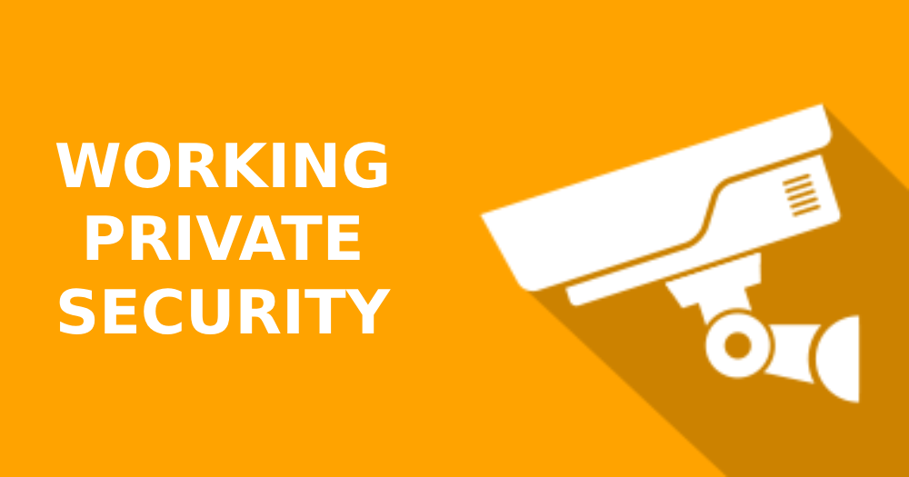 TRAING ELEARNING WORKING PRIVATE SECURITY