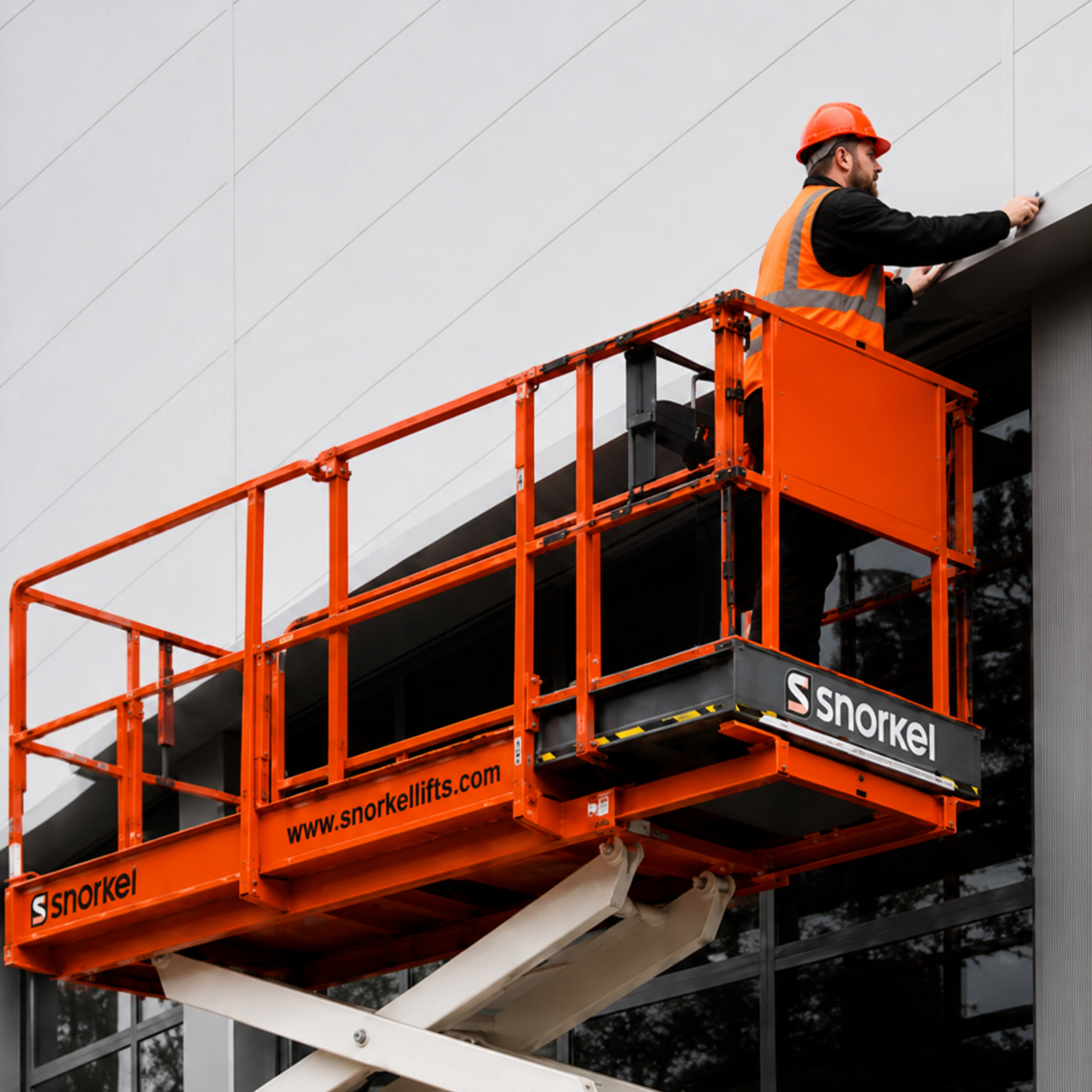 uk-access-hire-NEW-SNORKEL-S2755RT-NARROW-DIESEL-SCISSOR-LIFTS